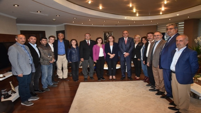 CHP ilçe başkanlarından Hürriyet’e hayırlı olsun ziyareti