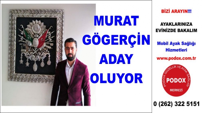 Murat Gögerçin Aday Oluyor, Murat Gögerçin haberleri, Murat Gögerçin hangi partiden aday olacak, Kocaeli sondakika, Kocaeli haber, Kocaeli Siyaset,