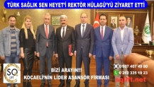 Türk Sağlık Sen Heyet’i Rektör Hülagü’yü Ziyaret Etti.